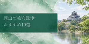 岡山の毛穴洗浄 おすすめ10選