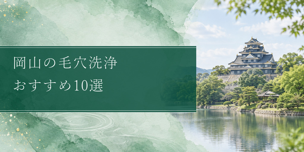 岡山の毛穴洗浄 おすすめ10選