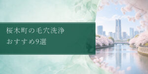 桜木町の毛穴洗浄 おすすめ9選